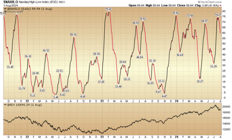 Indicator of the Day (video): Nasdaq High Low Index